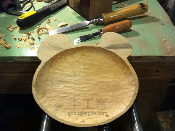 订制一套小朋友餐具——木制手工艺品DIY 第9步