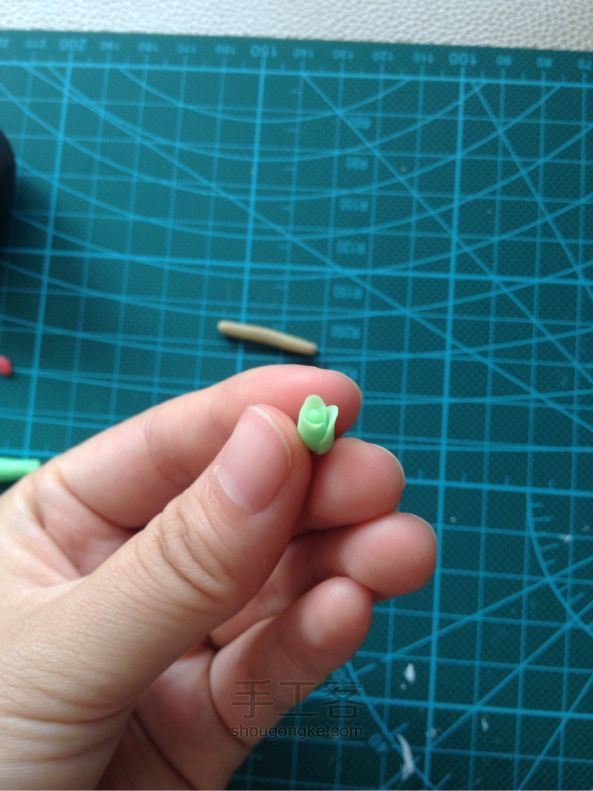 软陶多肉植物教程（第三弹山地玫瑰） 第7步