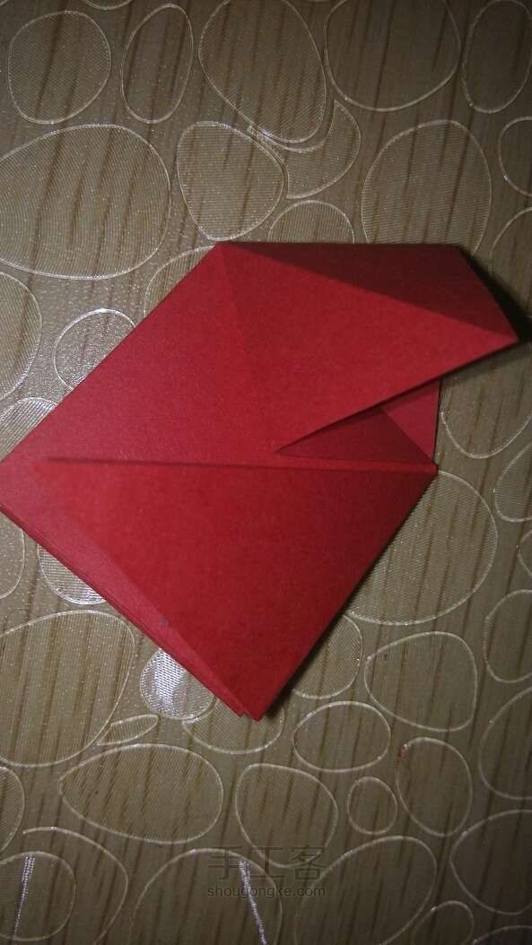 折纸爱心 第6步
