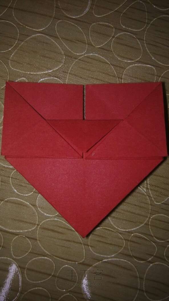 折纸爱心 第10步