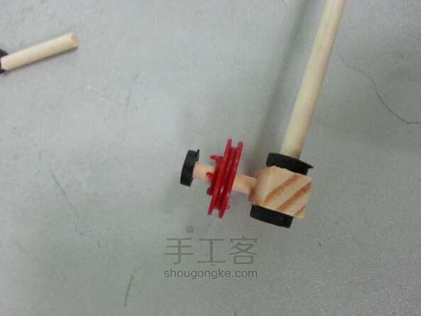 可升降升旗台模型 第6步