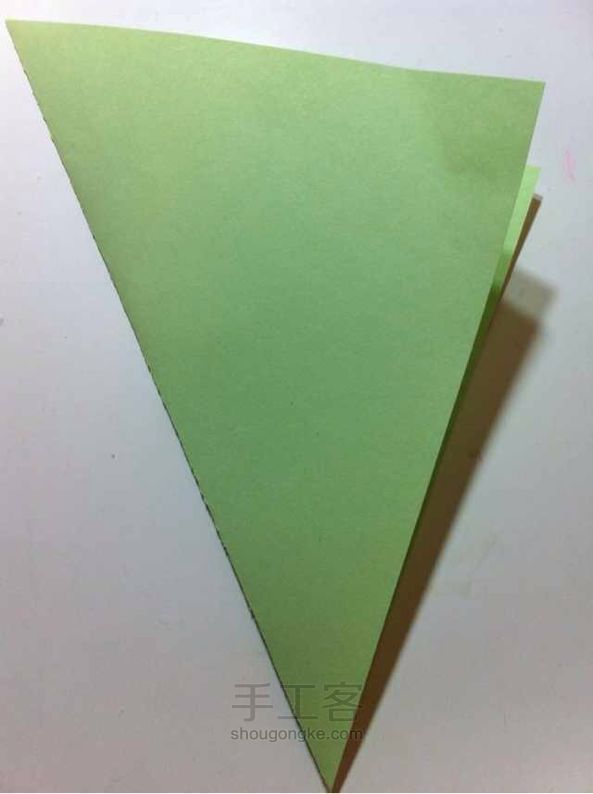 念惜折纸•小清新百合花折纸教程 第2步