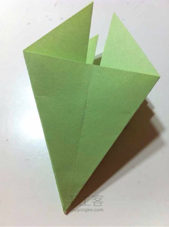 念惜折纸•小清新百合花折纸教程 第10步