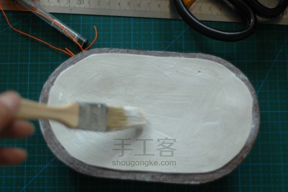 很简单的羊皮化妆包——手工制作皮质化妆包 第13步