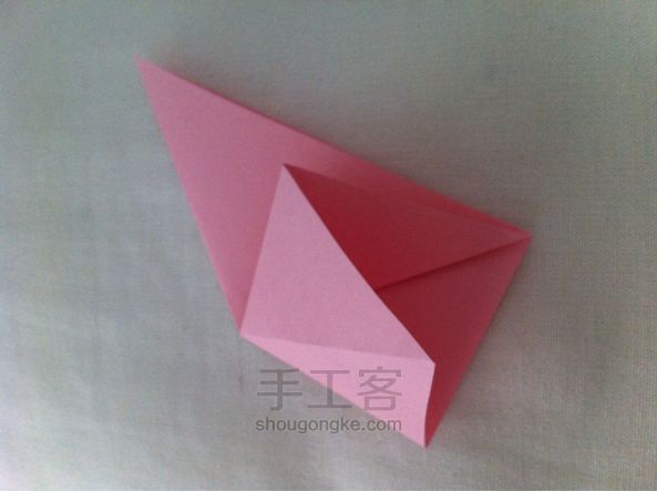念惜折纸•小清新简易玫瑰制作教程 第4步
