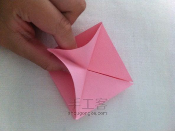 念惜折纸•小清新简易玫瑰制作教程 第7步