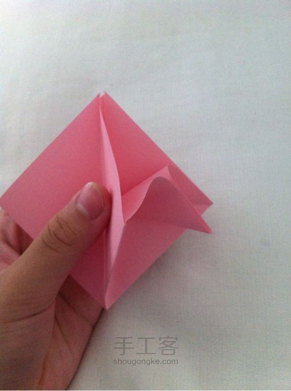 念惜折纸•小清新简易玫瑰制作教程 第8步