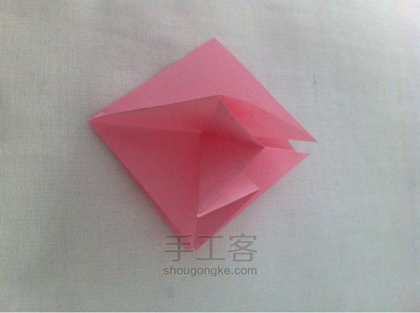 念惜折纸•小清新简易玫瑰制作教程 第9步