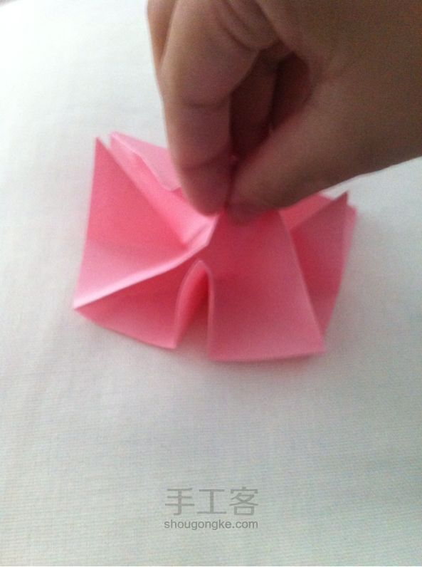 念惜折纸•小清新简易玫瑰制作教程 第12步