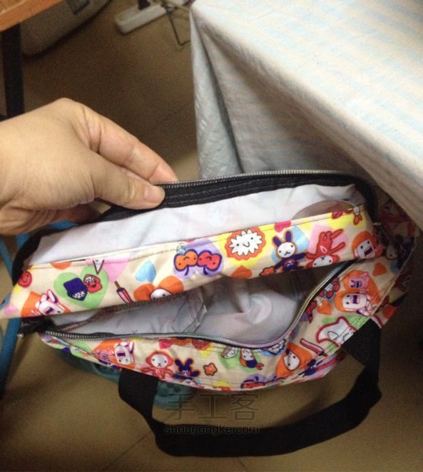 可爱便当包手工制作教程，附新技能哦 第8步