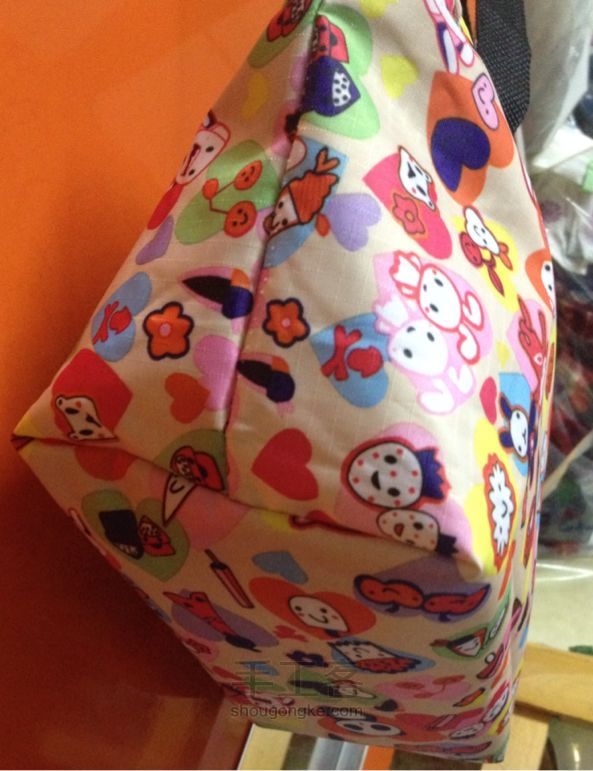 可爱便当包手工制作教程，附新技能哦 第11步