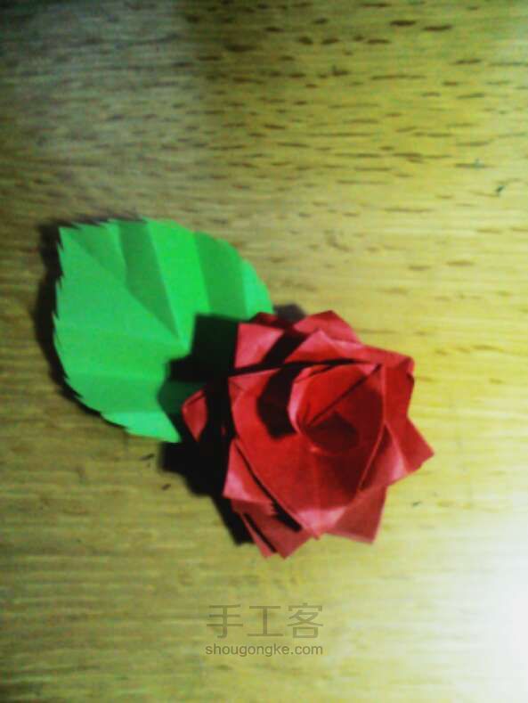 折纸玫瑰教程 第13步