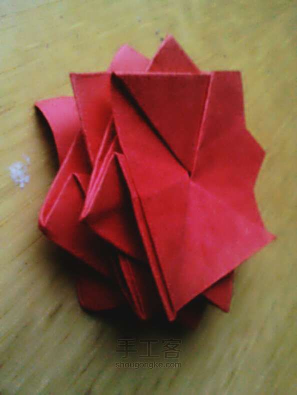 折纸玫瑰教程 第11步