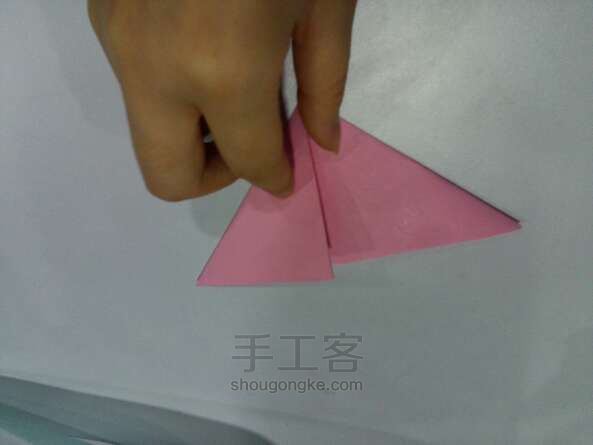 孔雀手工折纸教程 第8步