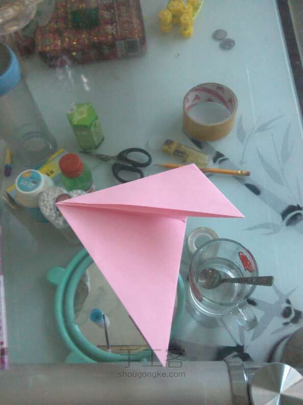 剪折花折纸教程 第5步