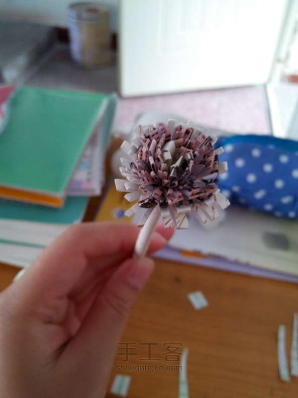 简单细花手工制作教程 第12步