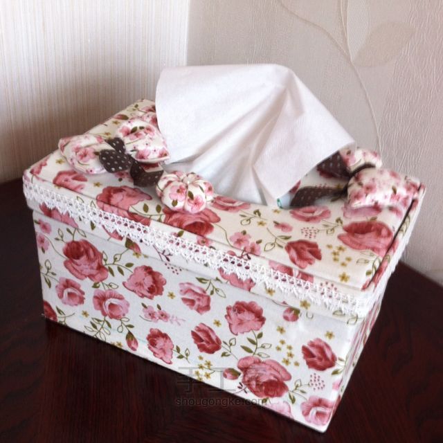 盒布在一起 3⃣️ 花儿朵朵纸抽盒 第15步