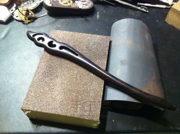 发簪木工制作教程 第5步