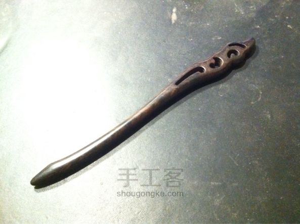发簪木工制作教程 第6步