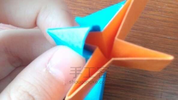 十二角星折纸教程 第9步