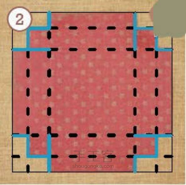 相册盒子 第2步