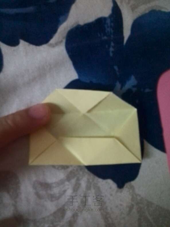 密闭小四方盒折纸教程 第8步