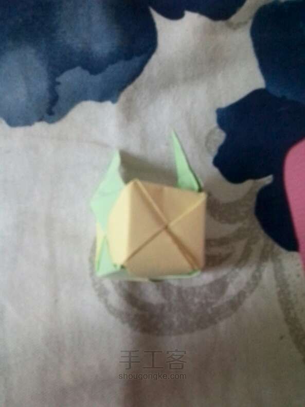 密闭小四方盒折纸教程 第15步