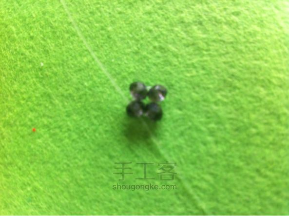 串珠空心—手工制作教程 第3步
