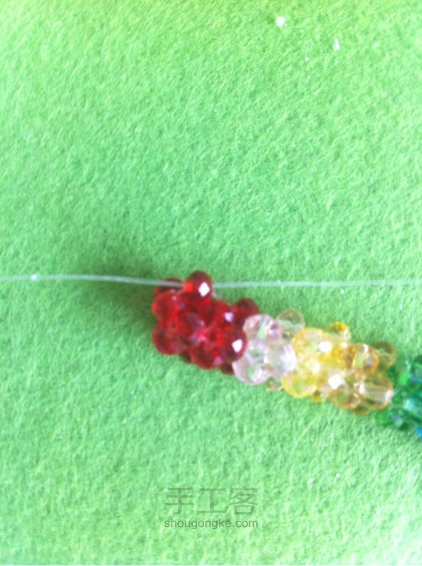 串珠空心—手工制作教程 第11步