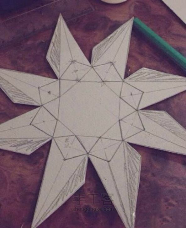 折纸钻石星星 第6步