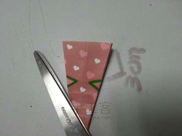 折纸花伞 第12步