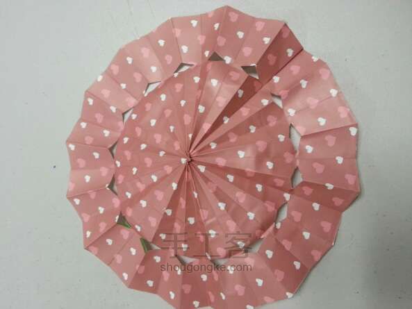 折纸花伞 第14步