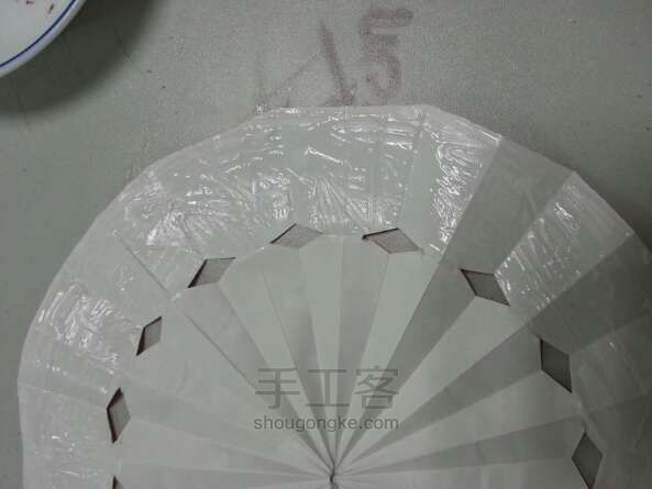 折纸花伞 第20步