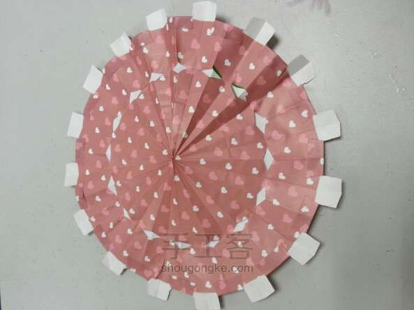 折纸花伞 第25步