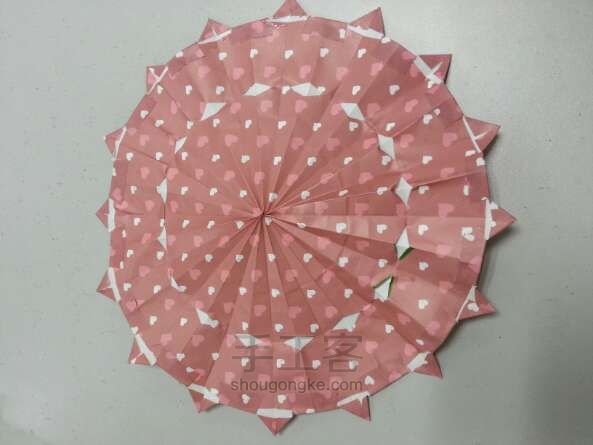 折纸花伞 第27步