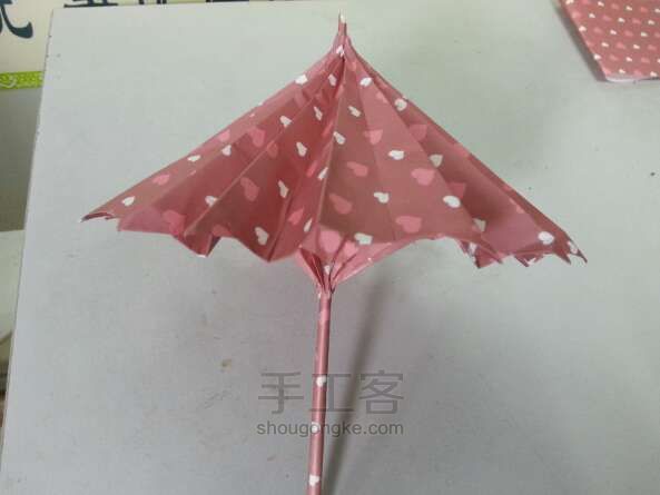 折纸花伞 第34步