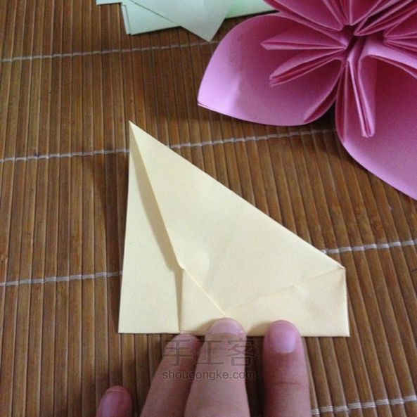 世界上最简单的折纸---纸飞机「晓木」 第8步