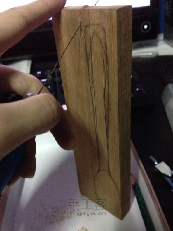 木工初体验 木勺手工制作 第1步