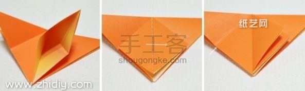 千纸鹤心 信封 第5步
