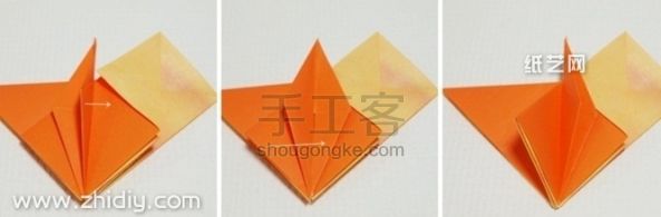 千纸鹤心 信封 第11步