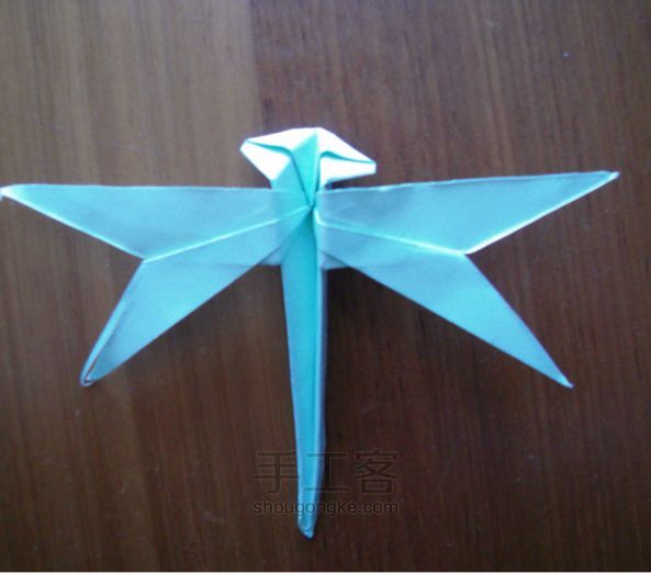 折纸蜻蜓手工教程 第19步