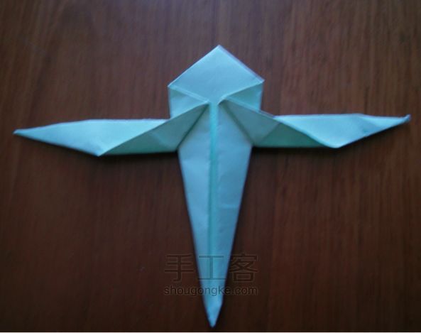折纸蜻蜓手工教程 第11步