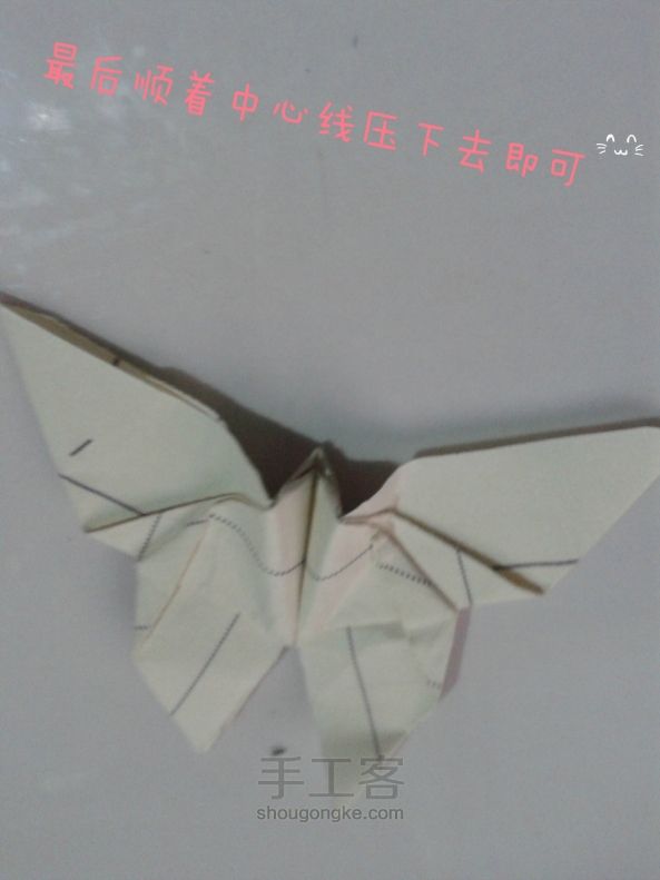 折纸——蝴蝶  教程 第8步