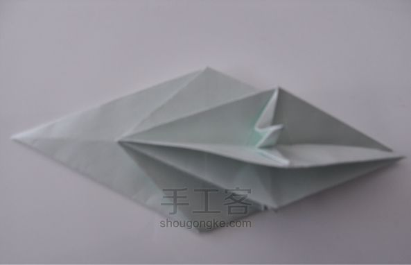 折纸鹦鹉 折纸手工教程 第9步