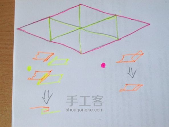 旧伞变为风筝 第8步