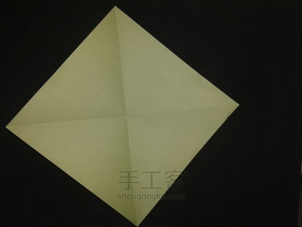 折纸——幸运草  教程 第1步