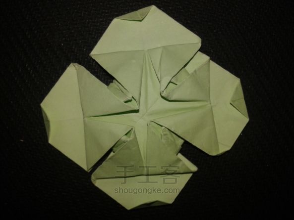 折纸——幸运草  教程 第10步