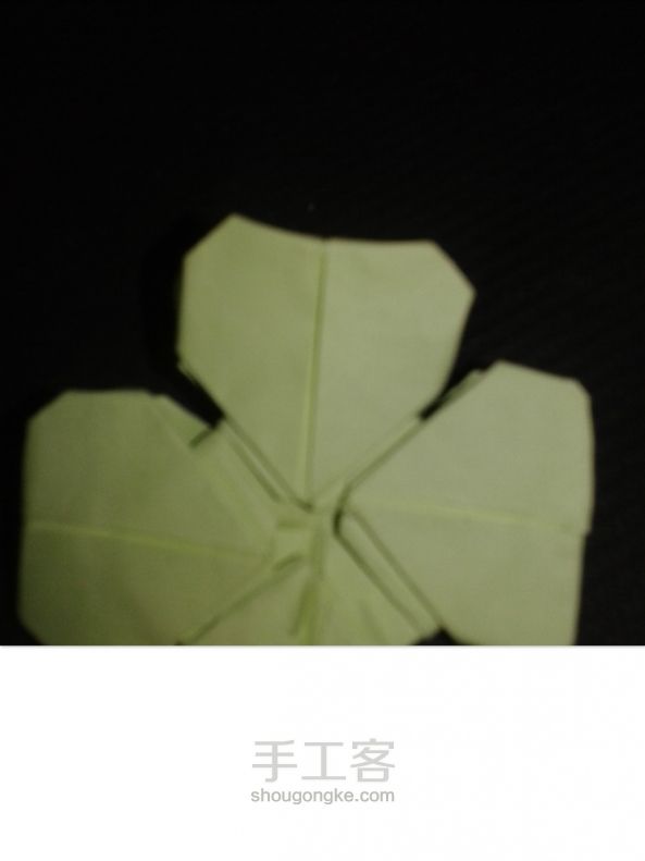 折纸——幸运草  教程 第13步