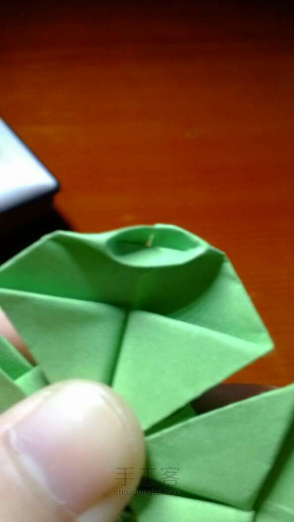 一张纸也可以折出四叶草折纸ＤＩＹ 第20步