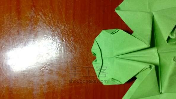 一张纸也可以折出四叶草折纸ＤＩＹ 第24步